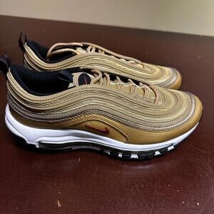 Nike Air Max 97 OG Metallic Gold Athletic Running Shoe 918890-700 Youth Sizes